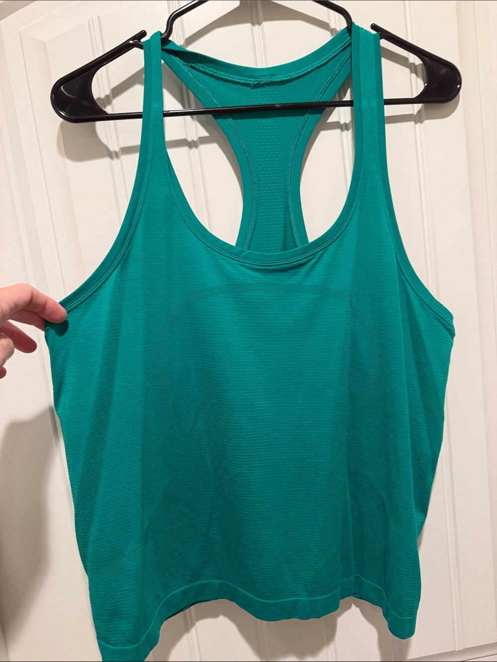 Lululemon cropped swiftly  Tank Top - raceway green